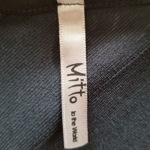 Mitto Ruffled Black Racerback Dress - Picture 5 of 6